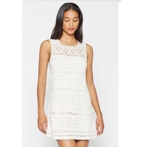 Joie White Crochet Dress